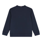 Tommy Hilfiger Felpa tinta unita Girocollo con Stampa Blu per Neonato KB0KB09741XN BLU TOMMY HILFIGER 