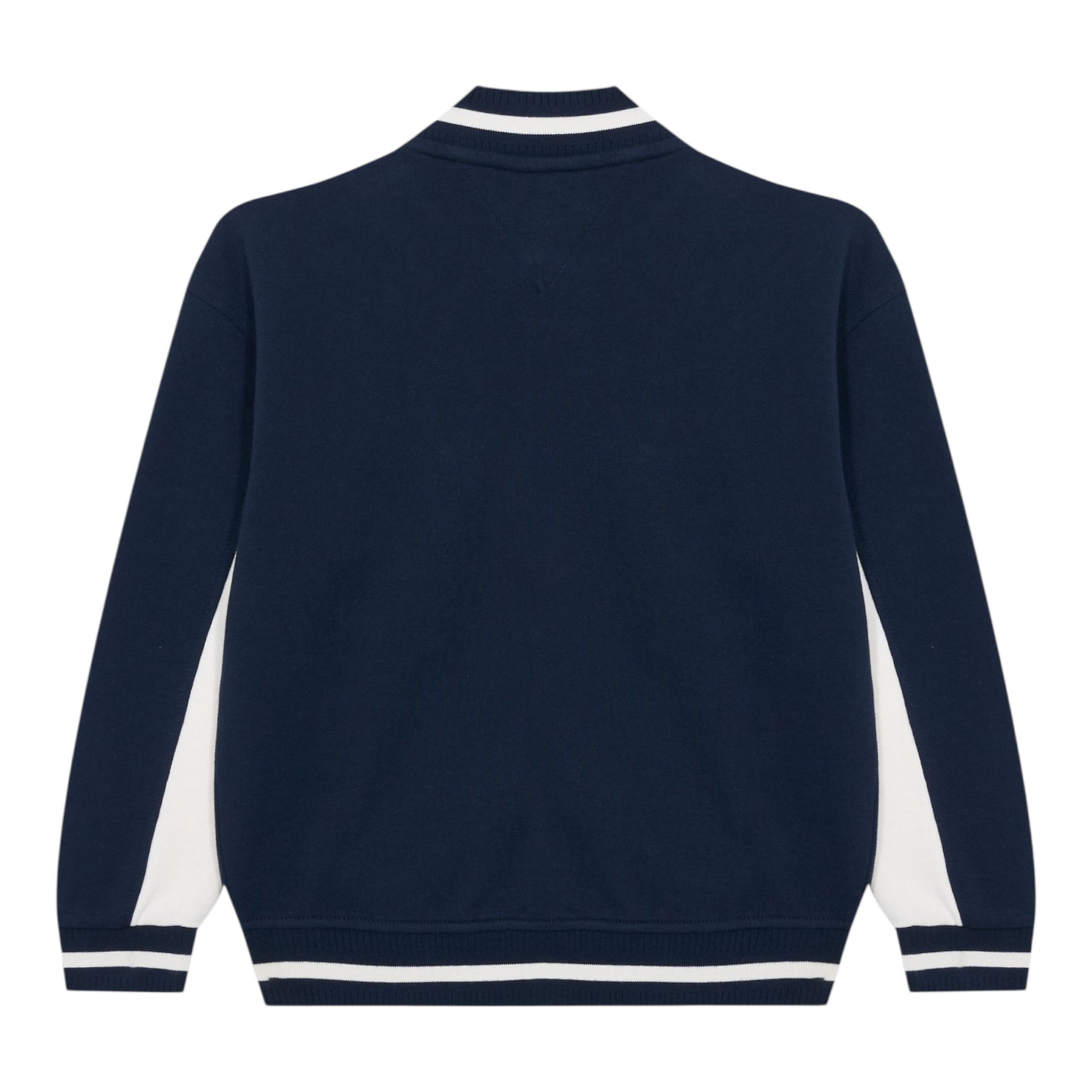 Tommy Hilfiger Felpa con Bottoni tinta unita Blu per Neonato KB0KB09745N BLU TOMMY HILFIGER 