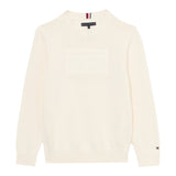 Tommy Hilfiger Maglia Girocollo tinta unita Panna per Bambino KB0KB09810 PANNA TOMMY HILFIGER 
