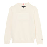 Tommy Hilfiger Maglia Girocollo tinta unita Panna per Bambino KB0KB09810X PANNA TOMMY HILFIGER 