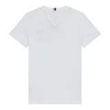 Tommy Hilfiger T-Shirt Girocollo tinta unita Bianco per Bambino KB0KB09868 BIANCO TOMMY HILFIGER 