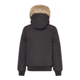 Tommy Hilfiger Giubbino tinta unita con Cappuccio Grigio per Bambino KB0KB09887 GRIGIO TOMMY HILFIGER 