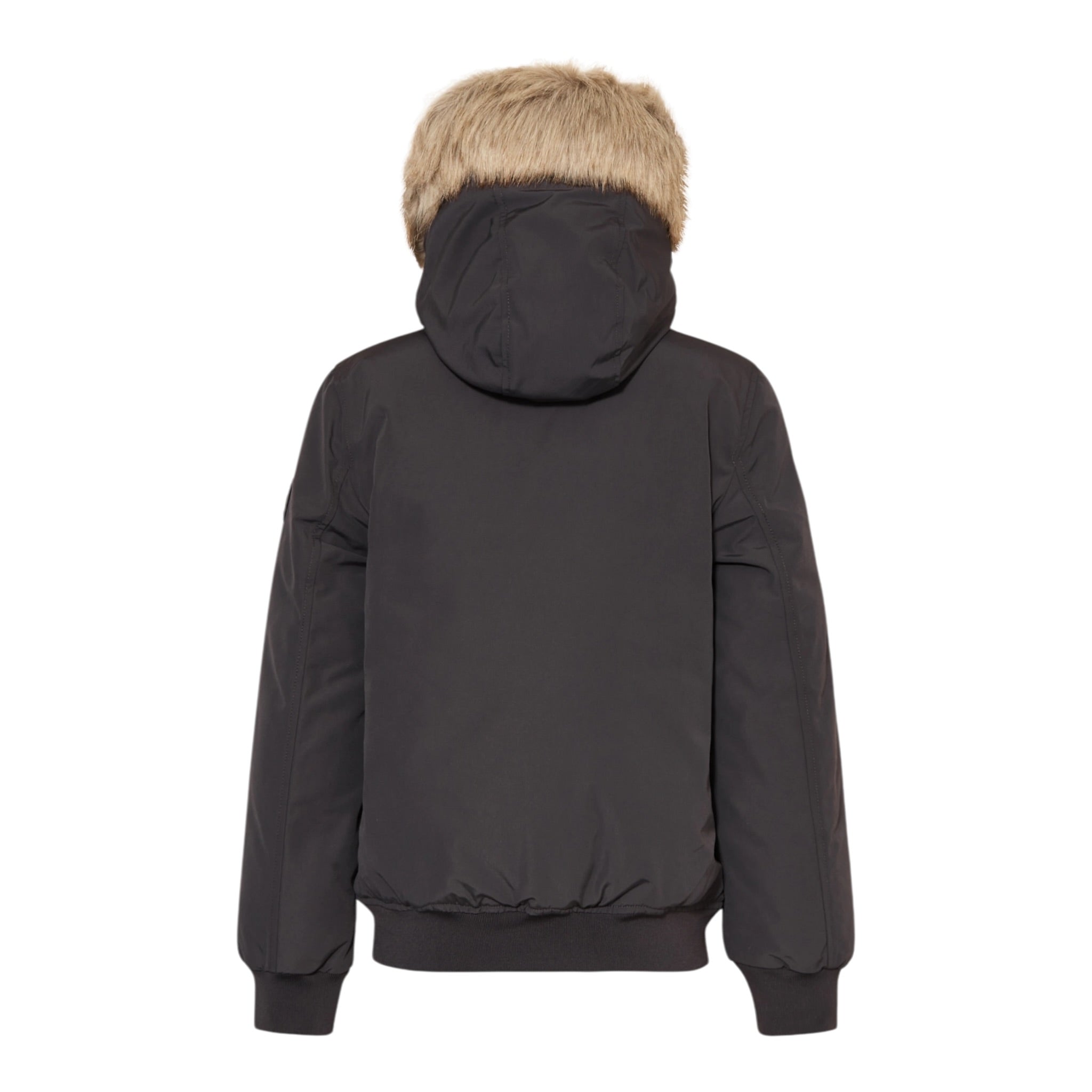 Tommy Hilfiger Giubbino tinta unita con Cappuccio Grigio per Bambino KB0KB09887 GRIGIO TOMMY HILFIGER 