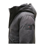 Tommy Hilfiger Giubbino tinta unita con Cappuccio Grigio per Bambino KB0KB09887 GRIGIO TOMMY HILFIGER 