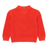 Tommy Hilfiger Maglia Girocollo tinta unita Fragola per Bambino KB0KB09908 FRAGOLA TOMMY HILFIGER 