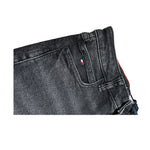 Tommy Hilfiger Jeans tinta unita con Girovita Regolabile Nero per Bambino KB0KB09919 NERO TOMMY HILFIGER 
