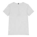 Tommy Hilfiger T-Shirt Girocollo tinta unita Cn Logo Grigio per Bambino KB0KB09937 GRIGIO TOMMY HILFIGER 