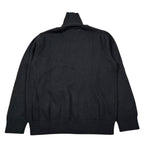 Tommy Hilfiger Maglia Collo Alto tinta unita Nero per Bambino KB0KB09976X NERO TOMMY HILFIGER 