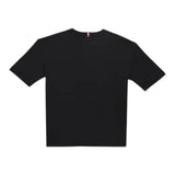 Tommy Hilfiger T-Shirt Girocollo tinta unita con Logo Nero per Bambino KB0KB10087 NERO TOMMY HILFIGER 