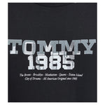 Tommy Hilfiger T-Shirt Girocollo tinta unita con Logo Nero per Bambino KB0KB10087 NERO TOMMY HILFIGER 