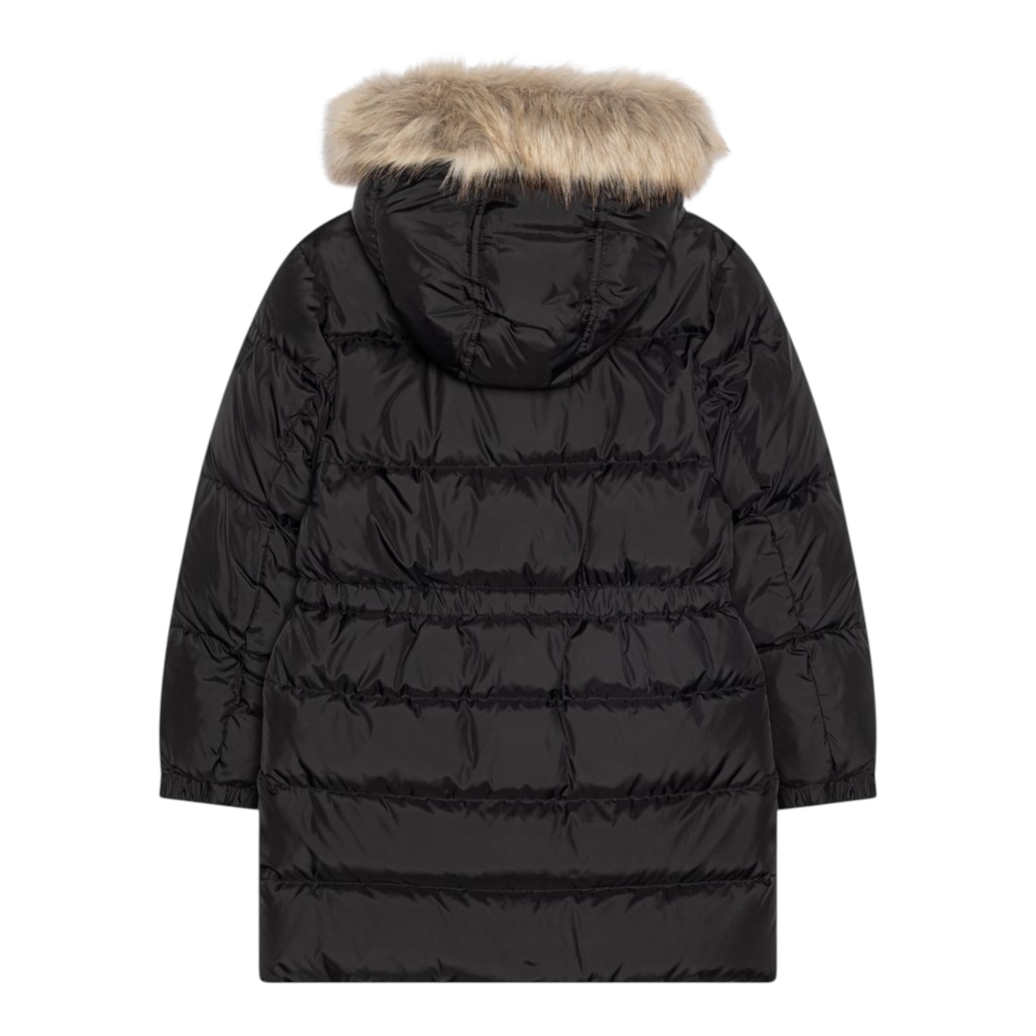 Tommy Hilfiger Giubbino tinta unita con Cappuccio Nero per Bambina KG0KG0780 NERO TOMMY HILFIGER 