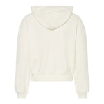 Tommy Hilfiger Felpa con Zip E Cappuccio tinta unita Panna per Bambina KG0KG08688 PANNA TOMMY HILFIGER 