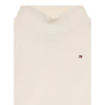 Tommy Hilfiger Shirt Collo Alto tinta unita Panna per Bambina KG0KG08802X PANNA TOMMY HILFIGER 
