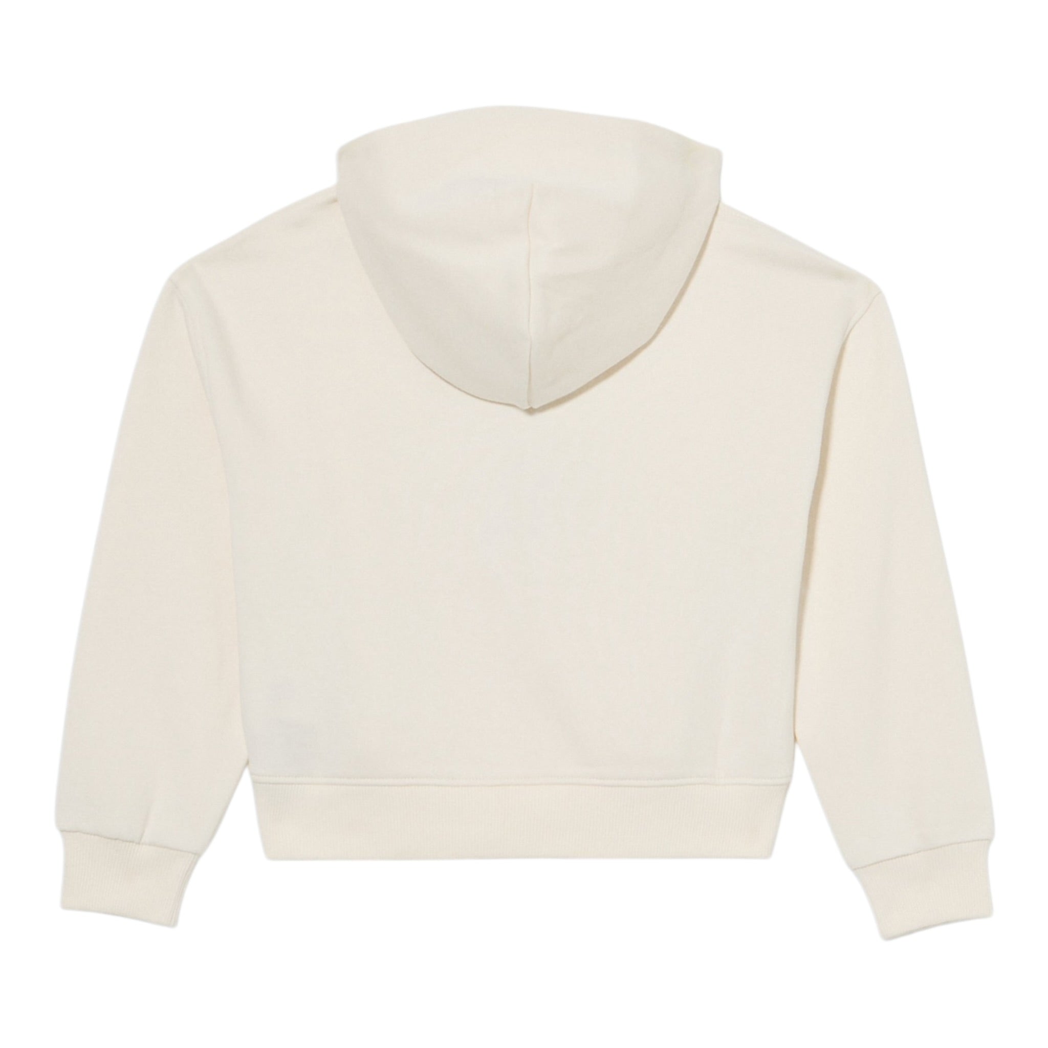 Tommy Hilfiger Felpa Chiusa Girocollo tinta unita con Logo Panna per Bambina KG0KG09016 PANNA TOMMY HILFIGER 