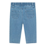 Tommy Hilfiger Jeans tinta unita con Elastico In Vita Azzurro per Neonato KN0KN02052 AZZURRO TOMMY HILFIGER 