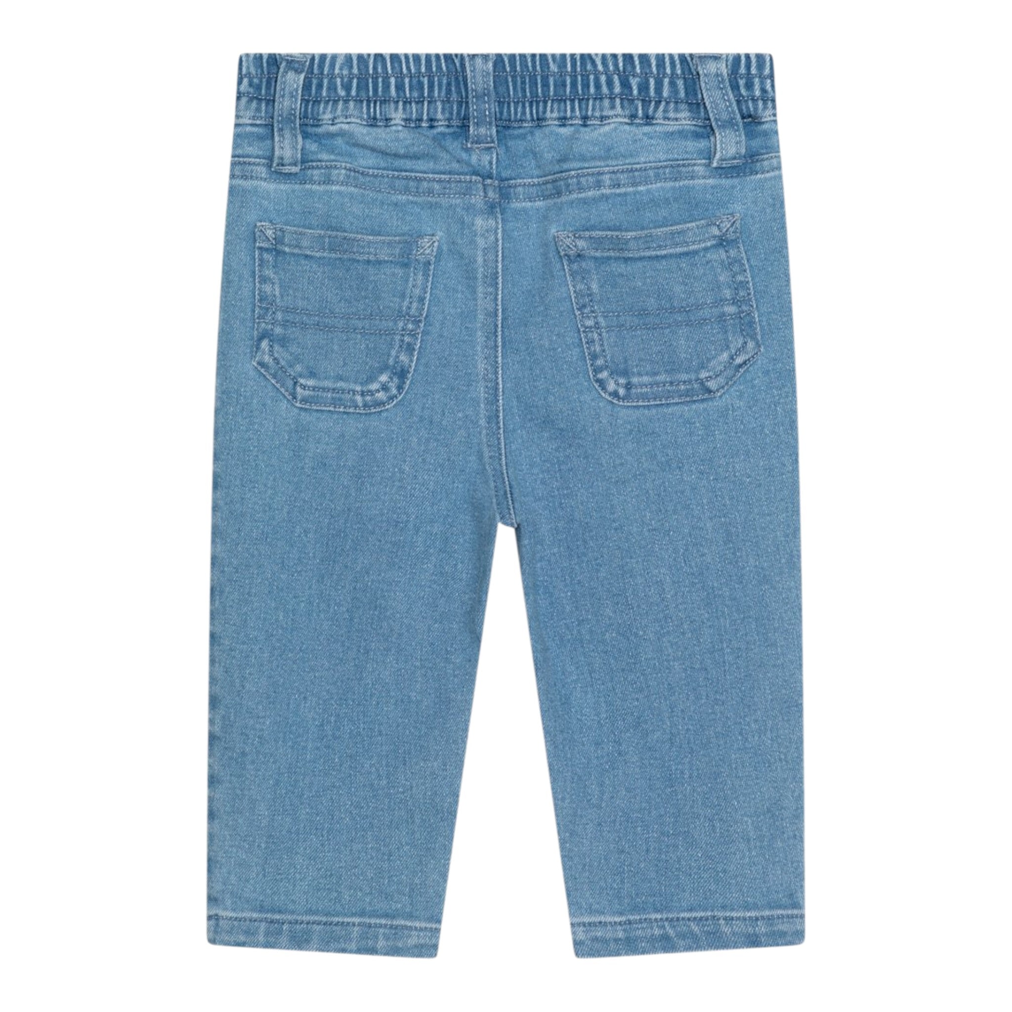 Tommy Hilfiger Jeans tinta unita con Elastico In Vita Azzurro per Neonato KN0KN02052 AZZURRO TOMMY HILFIGER 