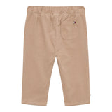 Tommy Hilfiger Pantalone tinta unita con Elastico In Vita Beige per Neonato KN0KN02053 BEIGE TOMMY HILFIGER 