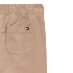 Tommy Hilfiger Pantalone tinta unita con Elastico In Vita Beige per Neonato KN0KN02053 BEIGE TOMMY HILFIGER 