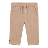 Tommy Hilfiger Pantalone tinta unita con Elastico In Vita Beige per Neonato KN0KN02053 BEIGE TOMMY HILFIGER 