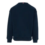 Tommy Hilfiger Felpa tinta unita Girocollo con Stampa Blu per Bambino KS0KS00640 BLU TOMMY HILFIGER 