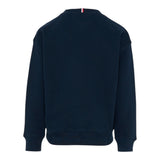Tommy Hilfiger Felpa tinta unita Girocollo con Stampa Blu per Neonato KS0KS00640N BLU TOMMY HILFIGER 