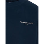 Tommy Hilfiger Felpa tinta unita Girocollo con Stampa Blu per Neonato KS0KS00640N BLU TOMMY HILFIGER 