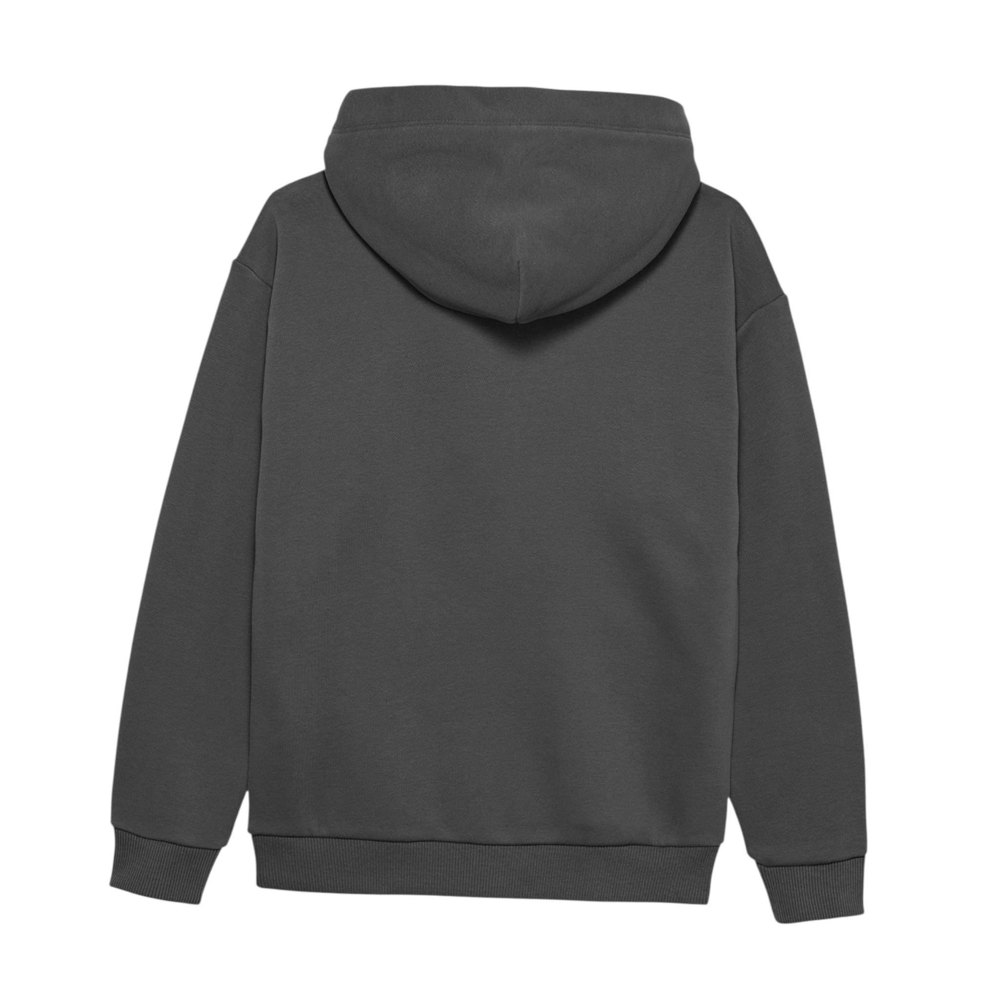 Tommy Hilfiger Felpa Chiusa con Cappuccio tinta unita Grigio per Bambino KS0KS00660X GRIGIO TOMMY HILFIGER 