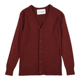 Trussardi Cardigan tinta unita con Logo Bordeaux per Bambino TBA23020CD BORDEAUX TRUSSARDI 