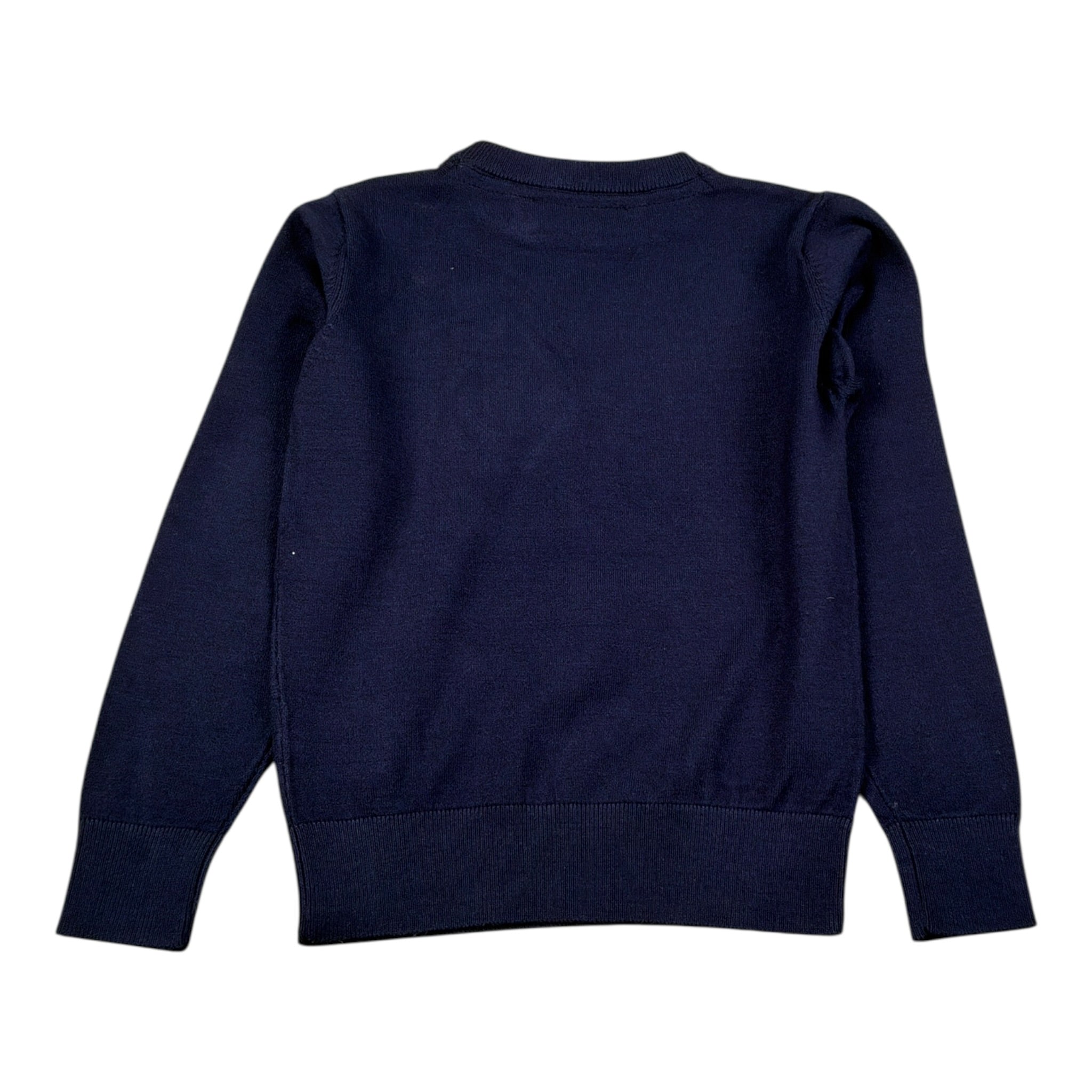 Trussardi Maglia tinta unita Girocollo Blu per Bambino TBA25011MAX BLU TRUSSARDI 