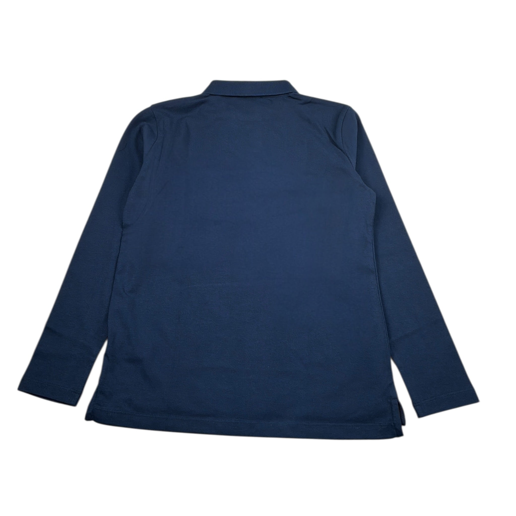 Trussardi Polo tinta unita con Logo Blu per Bambino TBA25073PO BLU TRUSSARDI 