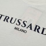 Trussardi T-Shirt tinta unita con Stampa Bianco per Bambino TBA26008TS BIANCO TRUSSARDI 
