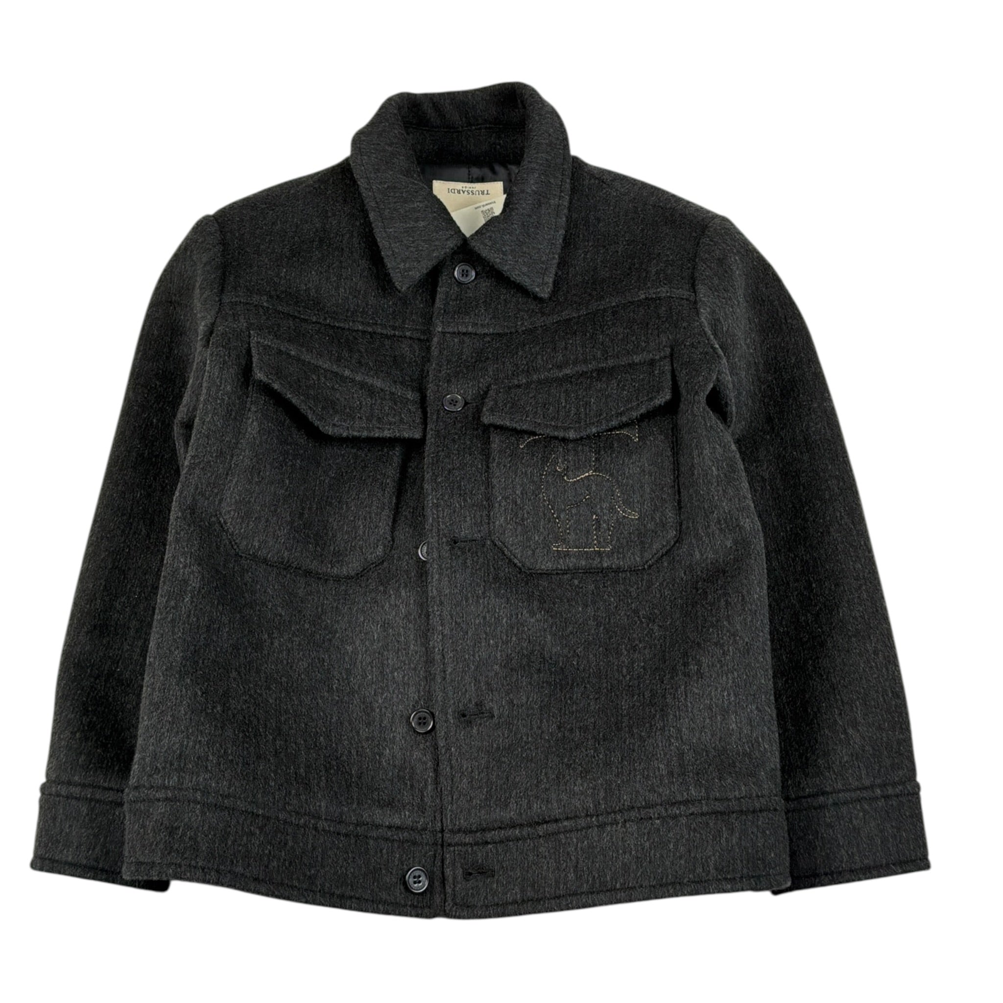 Trussardi Giubbino tinta unita con Bottoni Nero per Bambino TBA26034GC NERO TRUSSARDI 