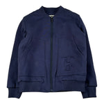 Trussardi Felpa tinta unita con Zip Blu per Bambino TBA26053FE BLU TRUSSARDI 