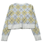 Trussardi Cardigan Stampa Fantasia Panna per Bambina TGA26012CD PANNA TRUSSARDI 