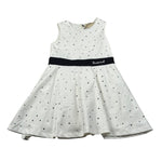 Trussardi Abito Giromanica tinta unita con Brillantini Bianco per Bambina TGA26019VE BIANCO TRUSSARDI 