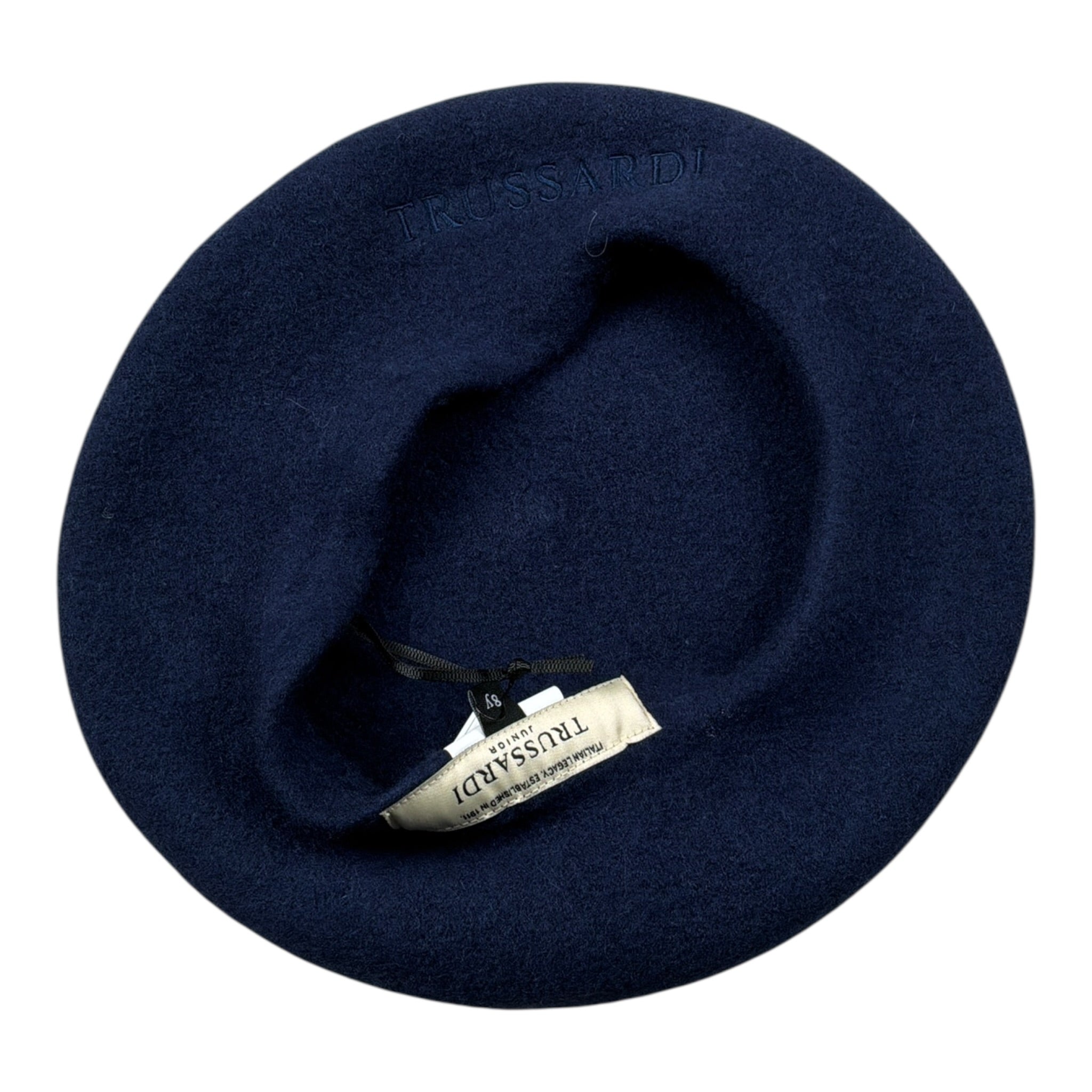 Trussardi Cappello tinta unita con Logo Blu per Bambina TGA26023HA BLU TRUSSARDI 