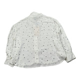 Trussardi Camicia Manica Lunga tinta unita con Brillantini Bianco per Bambina TGA26031CA BIANCO TRUSSARDI 