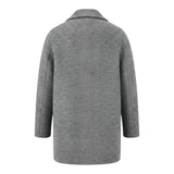 Trussardi Cappotto tinta unita con Bottoni Grigio per Bambina TGA26035CP GRIGIO TRUSSARDI 