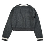 Trussardi Maglia tinta unita con Colletto Grigio per Bambina TGA26047MA GRIGIO TRUSSARDI 