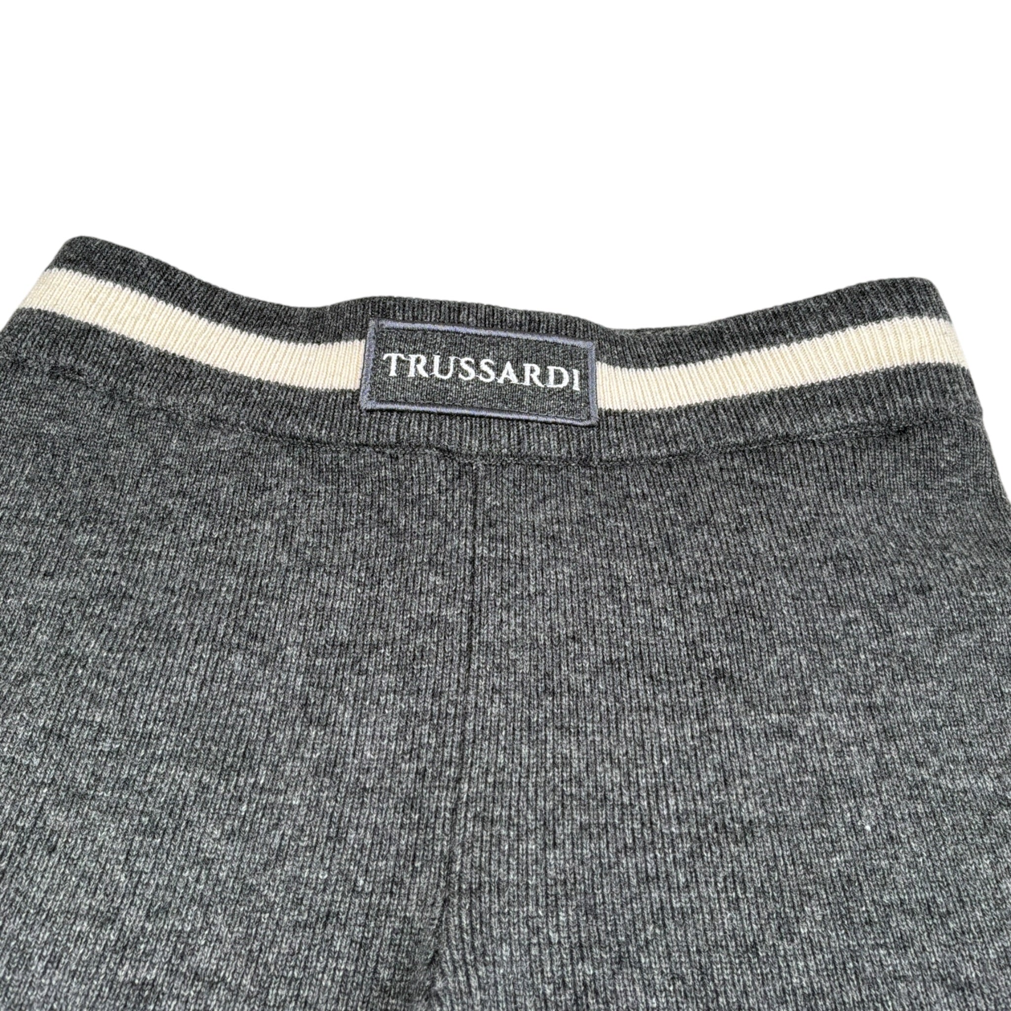Trussardi Pantalone tinta unita Modello Palazzo Grigio per Bambina TGA26050LE GRIGIO TRUSSARDI 
