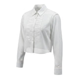 Trussardi Camicia Modello Crop tinta unita Bianco per Bambina TGA26053CA BIANCO TRUSSARDI 