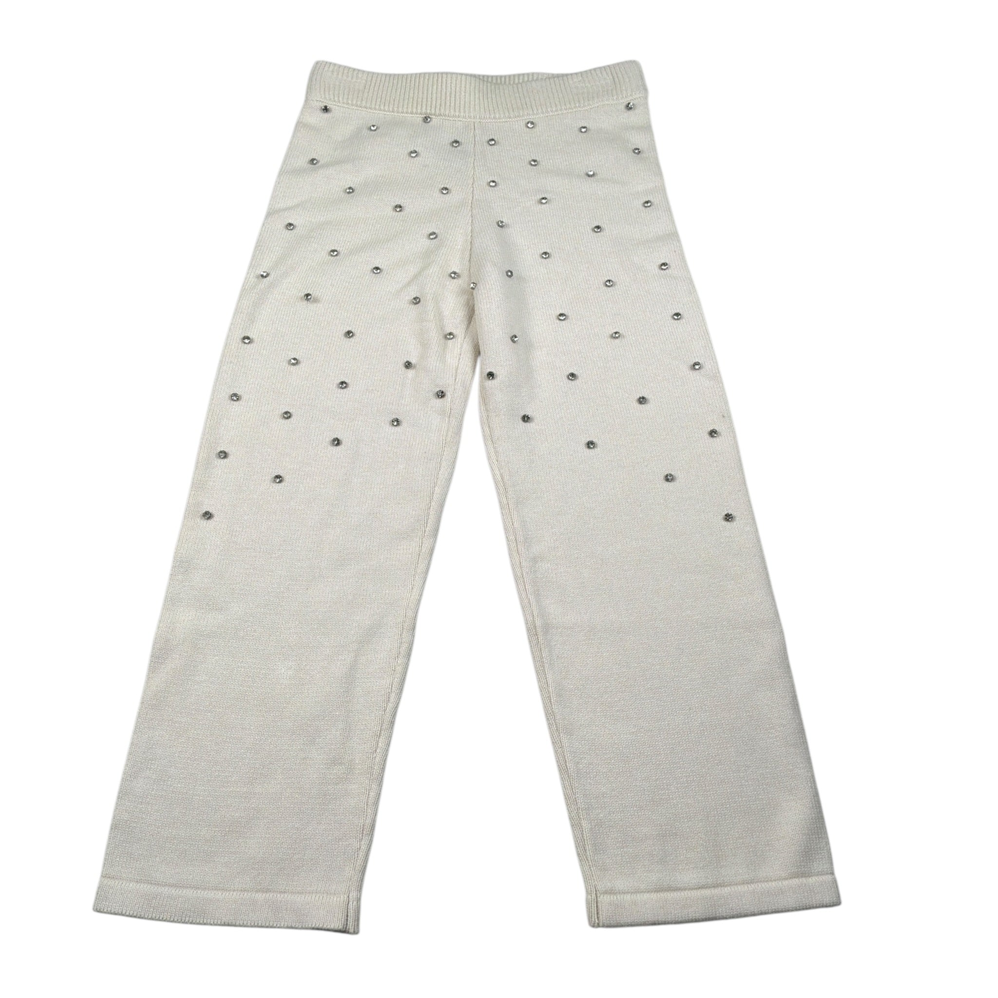 Trussardi Pantalone tinta unita con Applicazioni Panna per Bambina TGA26061PA PANNA TRUSSARDI 