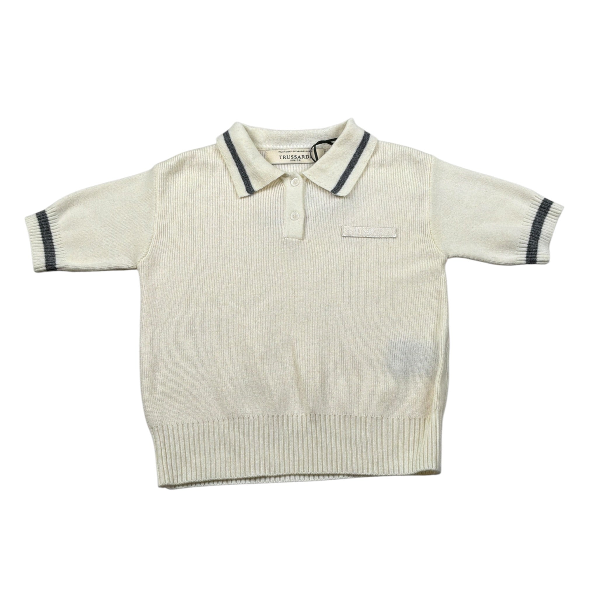 Trussardi Polo Mezza Manica tinta unita Panna per Bambino TGA26065PO PANNA TRUSSARDI 