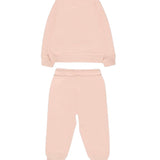 Trussardi Completo 2Pz Felpa-Pantalone tinta unita Rosa per Neonata TIA25001CF ROSA TRUSSARDI 
