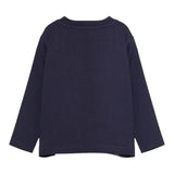 Trussardi Shirt tinta unita con Stampa Blu per Bambino TIA25017TSJ BLU TRUSSARDI 