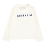 Trussardi Shirt tinta unita con Stampa Bianco per Neonato TIA25017TSXXX BIANCO TRUSSARDI 