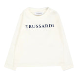 Trussardi Shirt tinta unita con Stampa Bianco per Neonato TIA25017TSXXX BIANCO TRUSSARDI 