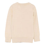 Trussardi Maglia Girocollo tinta unita con Logo Beige per Neonato TIA25020MAX BEIGE TRUSSARDI 
