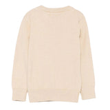 Trussardi Maglia Girocollo tinta unita con Logo Beige per Neonato TIA25020MAX BEIGE TRUSSARDI 