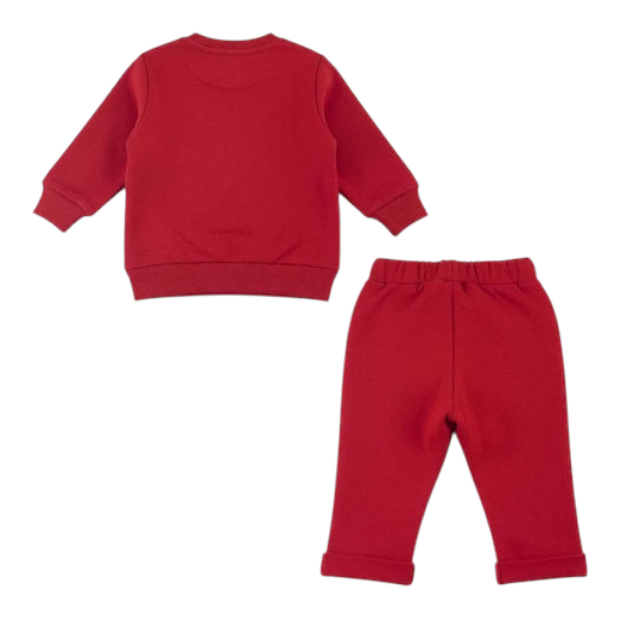 Trussardi Completo 2Pz Felpa-Pantalone Rosso per Neonato TIA25031CF ROSSO TRUSSARDI 